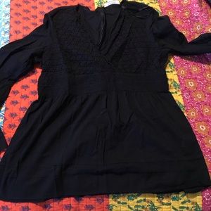 Micheal Kors cotton black blouse